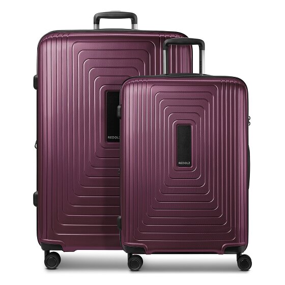 Redolz Essentials 14 4 ruedas Set de maletas 2 piezas Con fuelle expandible