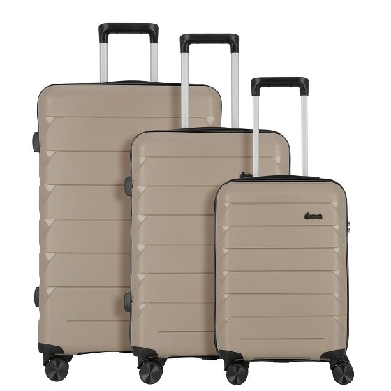 d&n Travel Line 4100 4 ruedas Juego de maletas 3 piezas