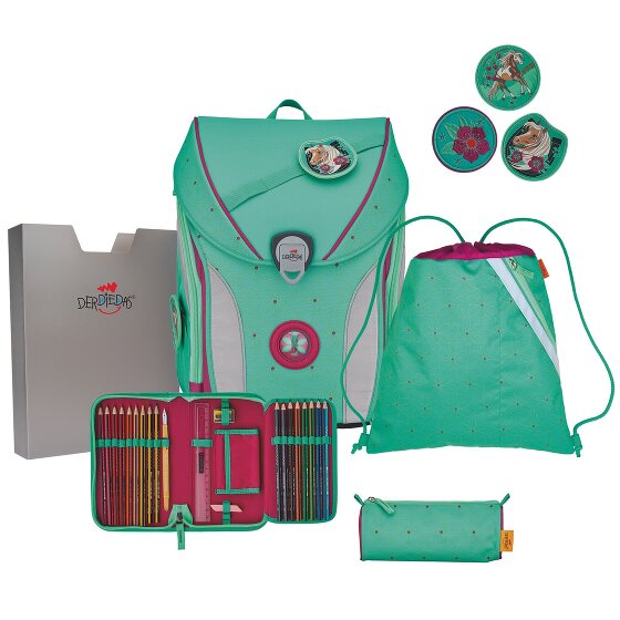 DerDieDas ErgoFlex Max Juego de mochilas escolares 5 piezas