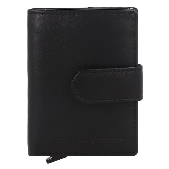Greenburry Nappa Estuche para tarjetas de crédito Protección RFID Piel 8 cm