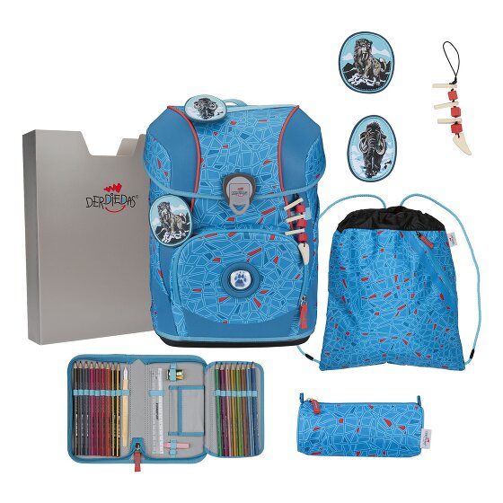 DerDieDas ErgoFlex Tiny Juego de mochilas escolares 8 piezas