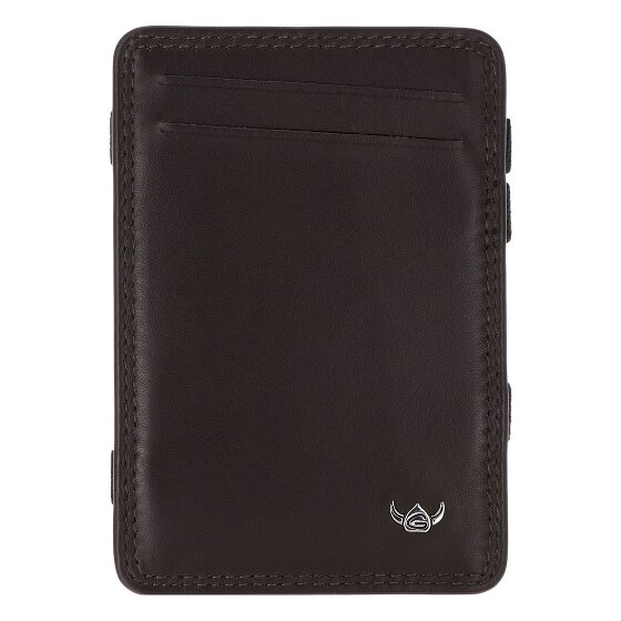 Golden Head Polo Estuche para tarjetas de crédito Bloqueo RFID Piel natural 7.5 cm