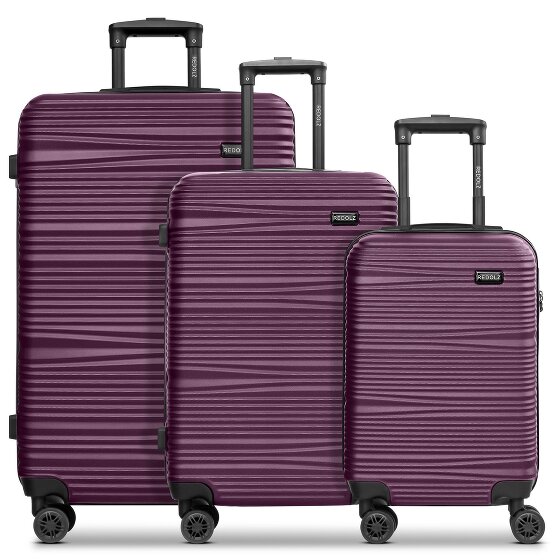Redolz Essentials 16 3-SET 4 ruedas Set de maletas 3 piezas