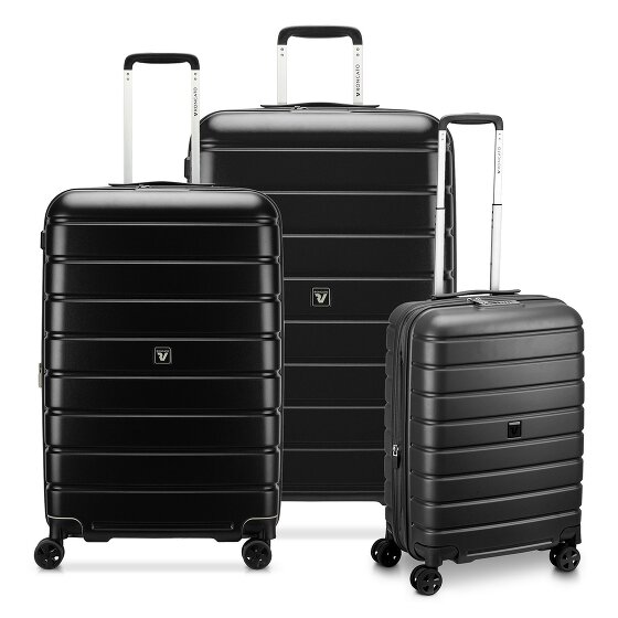 Roncato Relife 4 ruedas Juego de maletas 3 piezas con pliegue de expansión