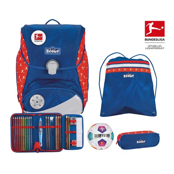 Scout Alpha Bundesliga Juego de mochilas escolares 6 piezas