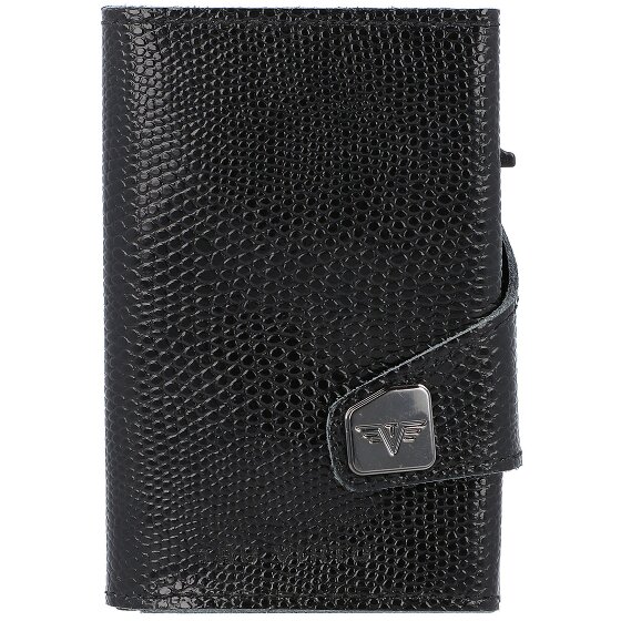 Tru Virtu Funda para tarjetas de crédito Click & Slide RFID Piel 6,5 cm