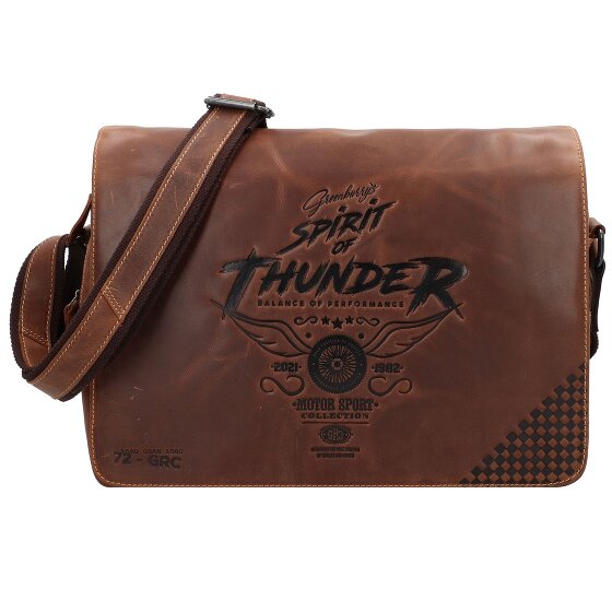 Greenburry Racing Collection Atlanta Maletín Mensajero Piel 36 cm