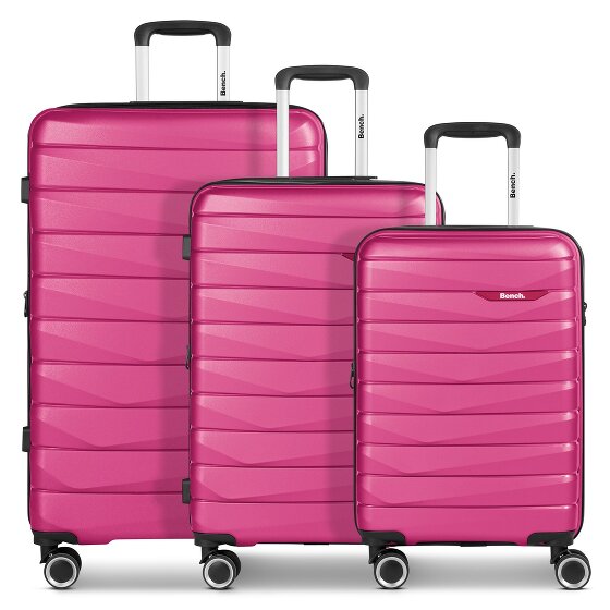 Bench Paris 4 ruedas Set de maletas 3 piezas Con fuelle expandible