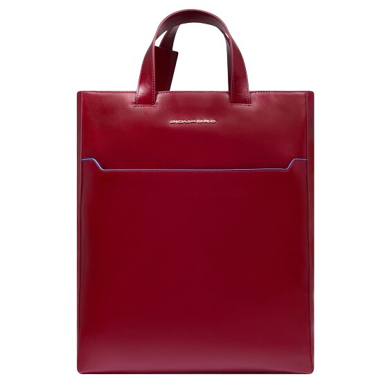 Piquadro Blue Square Bolsa de hombro Protección RFID Piel 30 cm Compartimento para el portátil