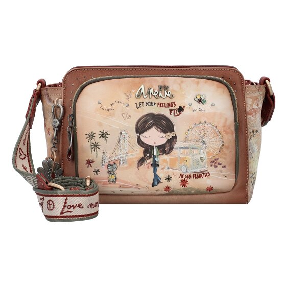 Anekke Peace & Love Bolsa de hombro 28 cm