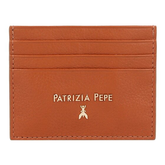 Patrizia Pepe Estuche para tarjetas de crédito de cuero de 10,5 cm