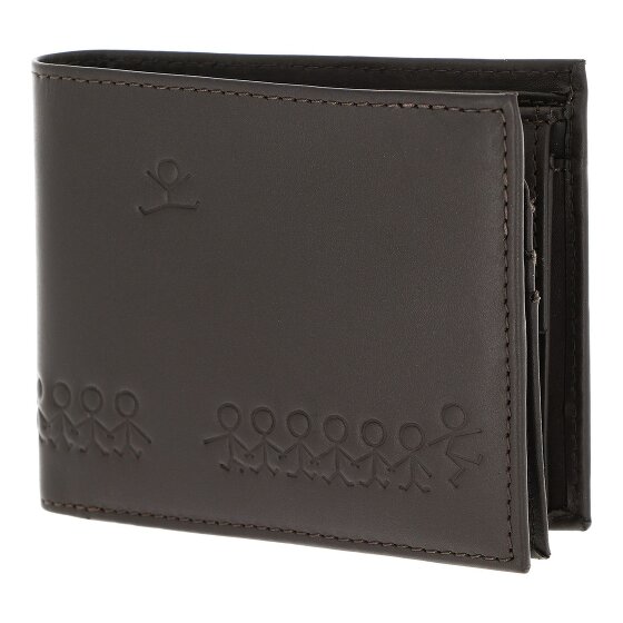 oxmox Leather Cartera Bloqueo RFID Piel natural 10 cm