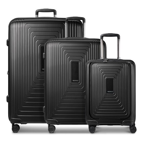 Redolz Essentials 14 4 ruedas Set de maletas 3 piezas Con fuelle expandible