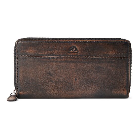 Greenburry Destressed Cartera Protección RFID Piel 19 cm