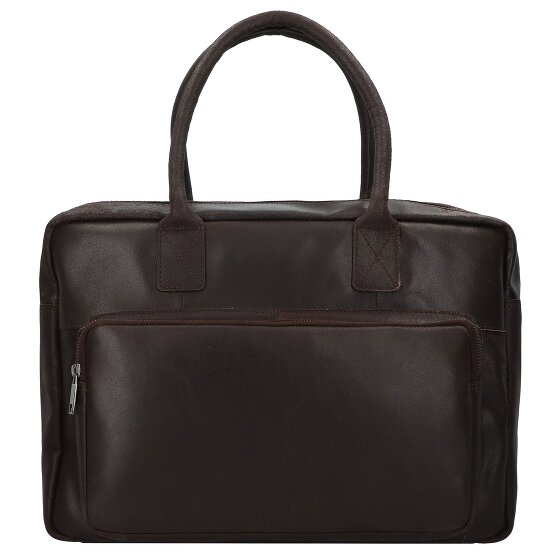 Burkely Maletín Vintage Mitch Piel 39 cm Compartimento para portátil