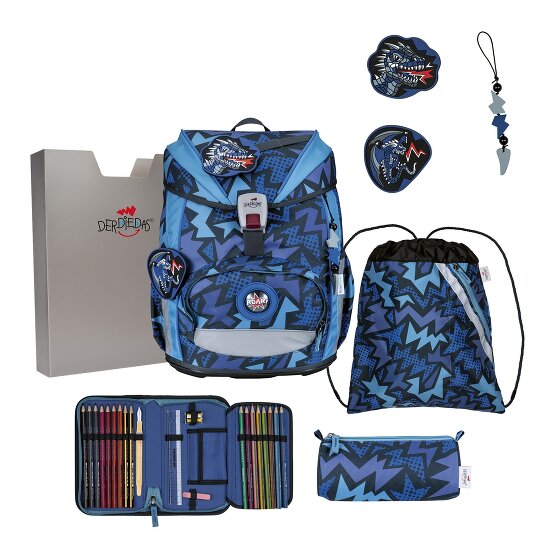 DerDieDas Juego de mochilas escolares ErgoFlex 5pcs.