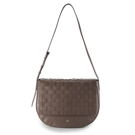 DuDu Bolsa de hombro Piel natural 34 cm