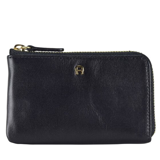 AIGNER Estuche para llaves Daily Basic de cuero 12 cm
