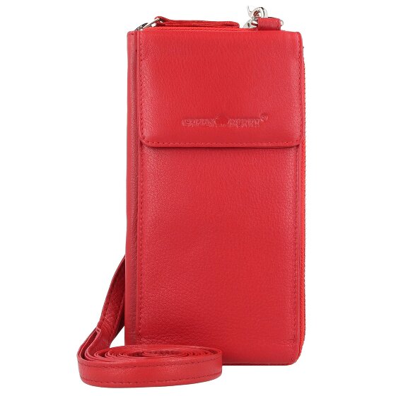 Greenburry Funda de napa para teléfono móvil RFID de 8 cm