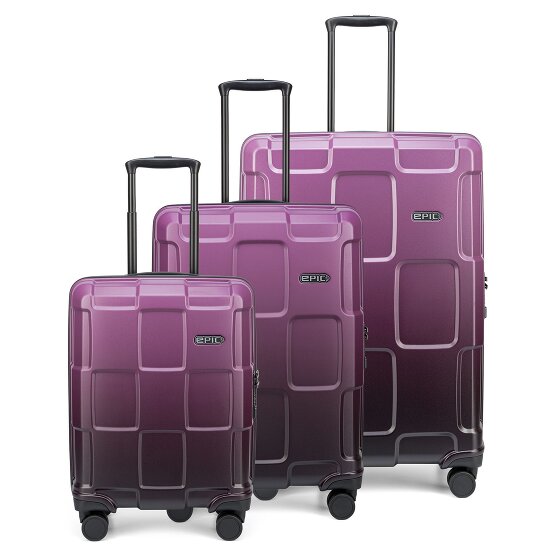 Epic Crate EX Wildlife 4 ruedas Juego de maletas 3 piezas