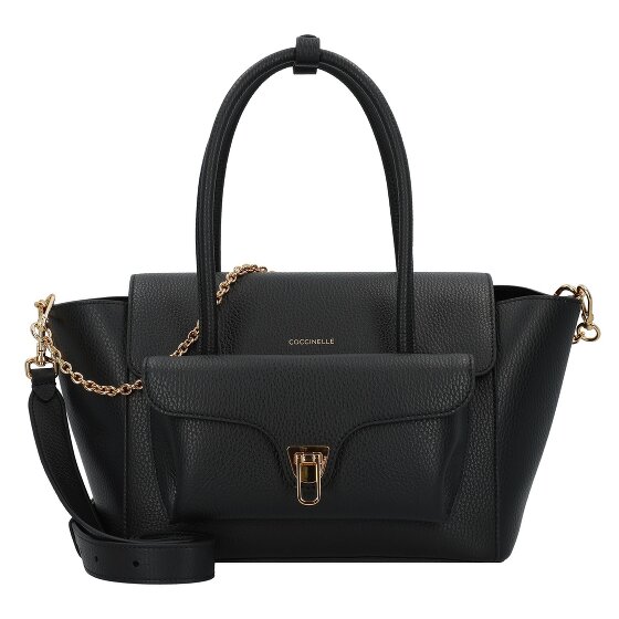 Coccinelle Double Beat Bolsa de hombro Piel natural 31 cm