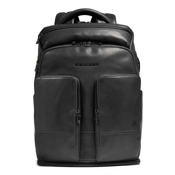 Piquadro Mochila de viaje Zaino Piel RFID Compartimento para portátil de 44 cm