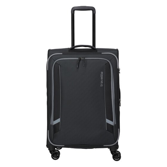 Travelite Corsiica 4 ruedas Carrito M 67 cm con pliegue de expansión