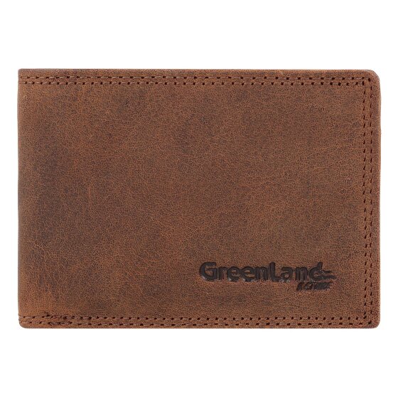 Greenland Nature Billetera Montenegro de cuero RFID 10,5 cm