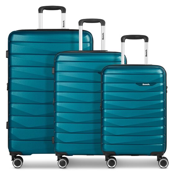 Bench Paris 4 ruedas Juego de maletas 3 piezas con pliegue de expansión