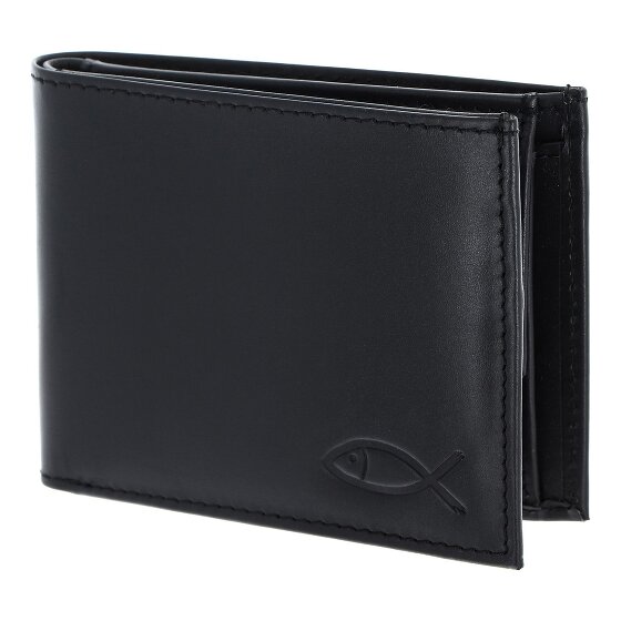 oxmox Leather Cartera Bloqueo RFID Piel natural 11 cm