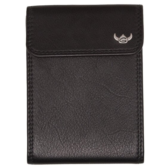 Golden Head Estuche para tarjetas de crédito Polo RFID de cuero 12 cm