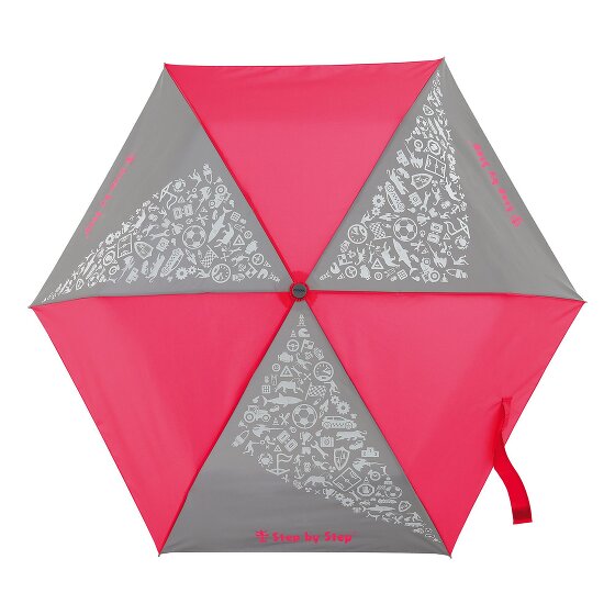 Step by Step Paraguas de bolsillo para niños de 22 cm con elementos reflectantes