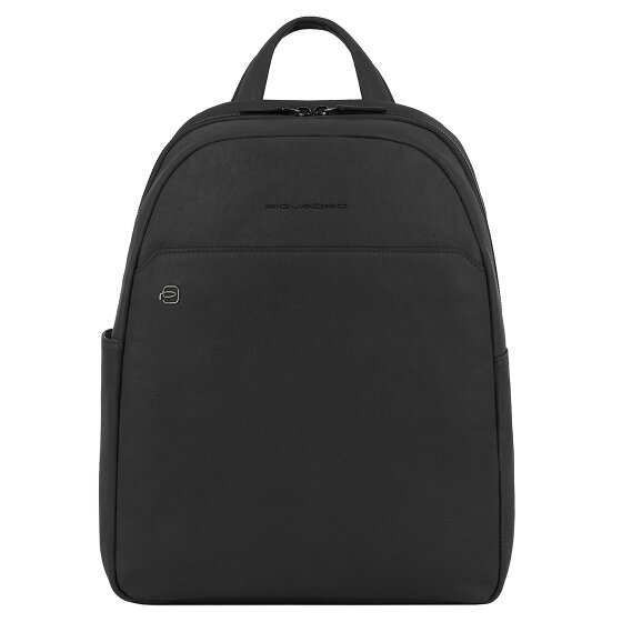 Piquadro Black Square Mochila de día Piel 36 cm Compartimento para el portátil