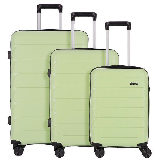 d&n Travel Line 4100 4 ruedas Juego de maletas 3 piezas