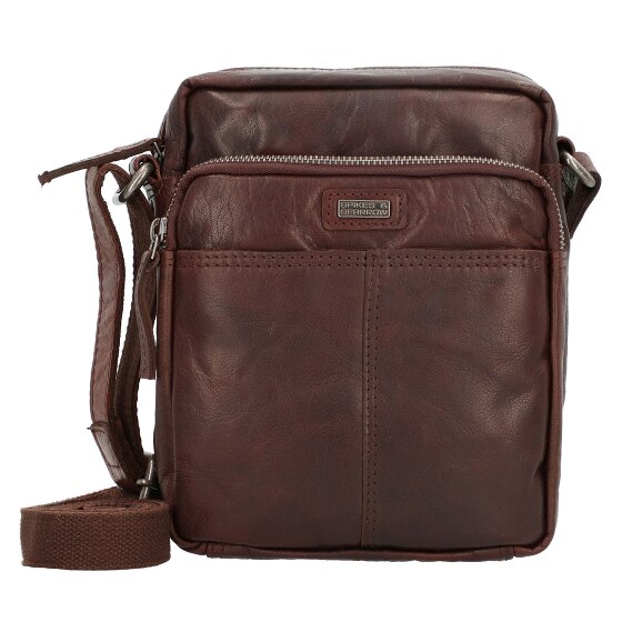 Spikes & Sparrow Bolso bandolera cuero 18 cm