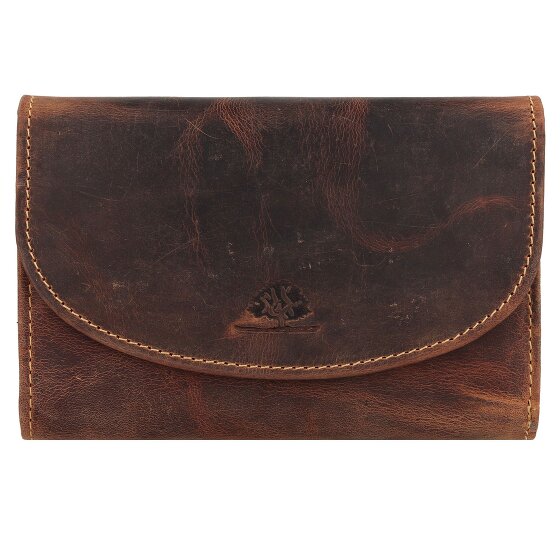 Greenburry Cartera vintage de cuero de 15,5 cm