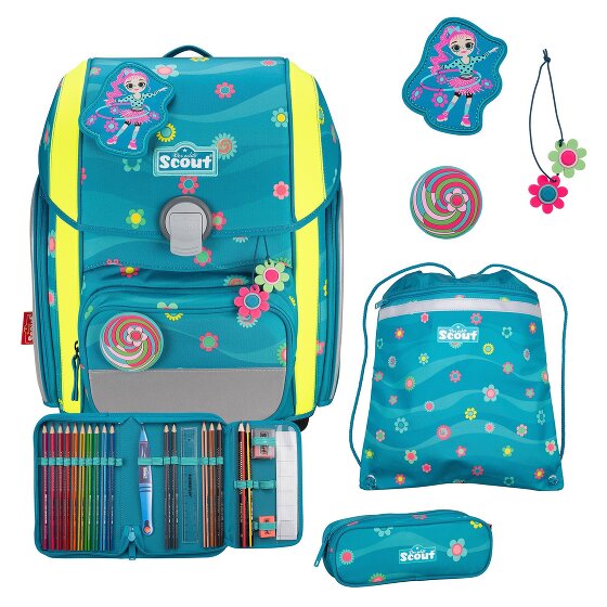 Scout Genius Juego de mochilas escolares 4 piezas