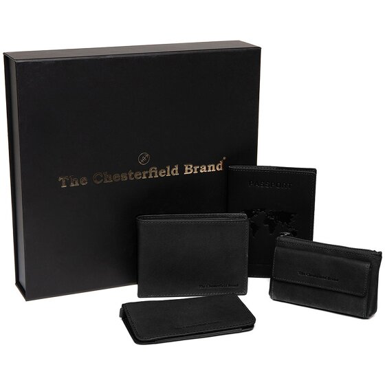 The Chesterfield Brand Set de regalo de 4 carteras de piel de 12 cm