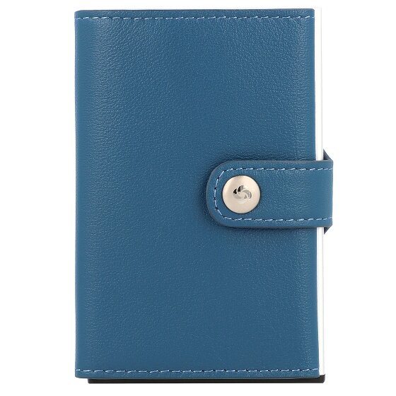 Samsonite Estuche para tarjetas de crédito Alu Fit de cuero RFID 6,5 cm