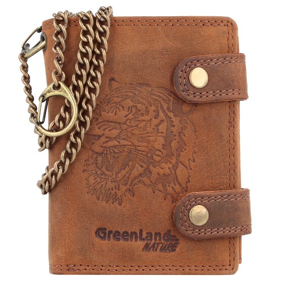 Greenland Nature Billetera Montenegro de cuero RFID 9 cm