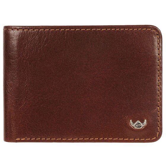 Golden Head Billetera Colorado de cuero RFID 10 cm