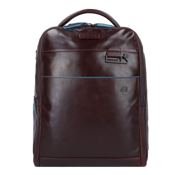 Piquadro Blue Square Revamp Mochila de negocios Piel 37 cm Compartimento para el portátil