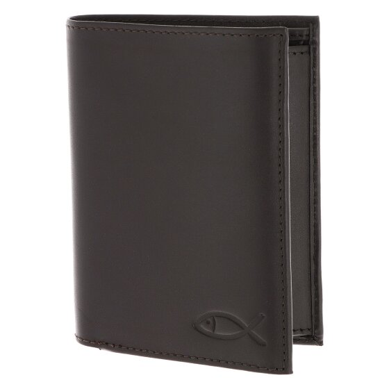 oxmox Leather Cartera Bloqueo RFID Piel natural 10 cm