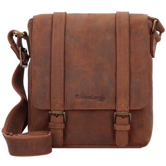 Greenland Nature Bolso de hombro Montenegro de cuero RFID 23 cm