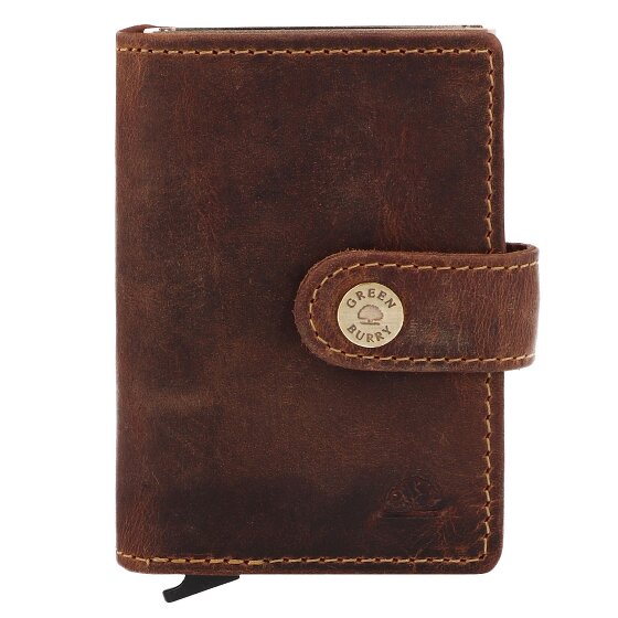 Greenburry Vintage Cartera Protección RFID Piel 7.5 cm