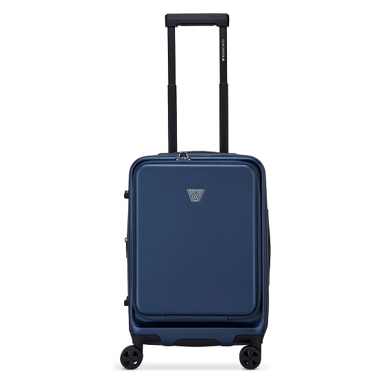 Roncato Trolley de cabina Florence de 4 ruedas y 55 cm con compartimento plegable para portátil