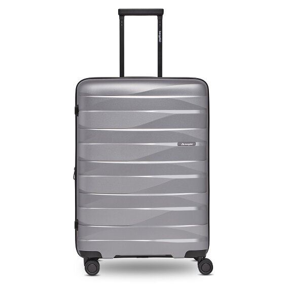 Bergpfeil Trolley de viaje de 4 ruedas M 66 cm con pliegue de expansión