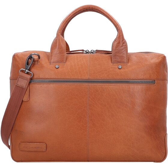 Plevier Rock Flint Maletín Protección RFID Piel 41 cm Compartimento para el portátil