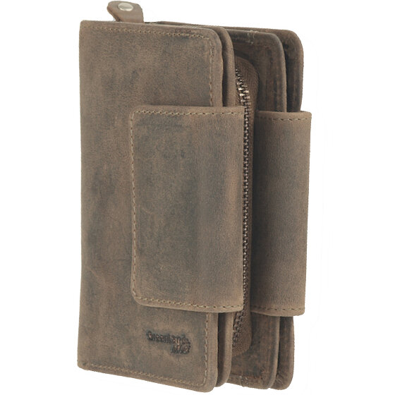 Greenland Nature Cartera de piel de piedra 10 cm compartimento para móvil