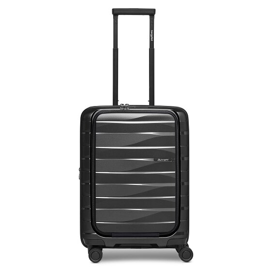 Bergpfeil Travel 4 ruedas Trolley de cabina 55 cm Compartimento para laptop Con fuelle expandible